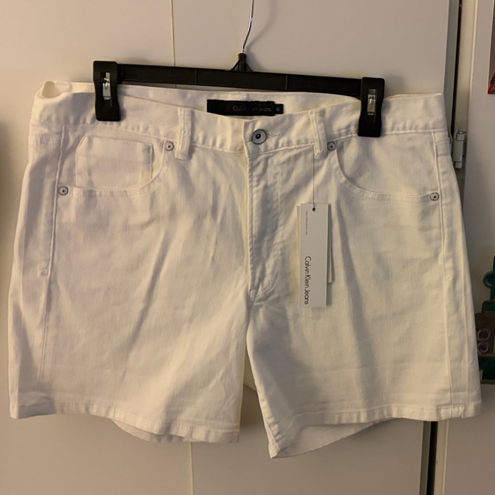 Calvin Klein Jeans Crisp White Shorts